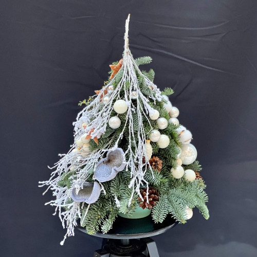 Ялинка «Засніжені будиночки»