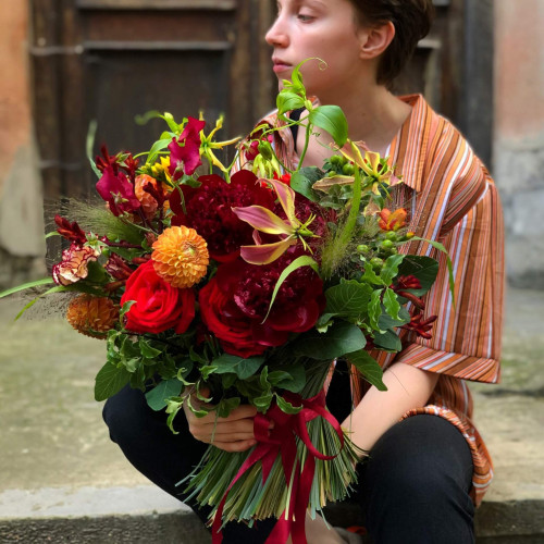 Квітковий сніп «Затишний настрій»