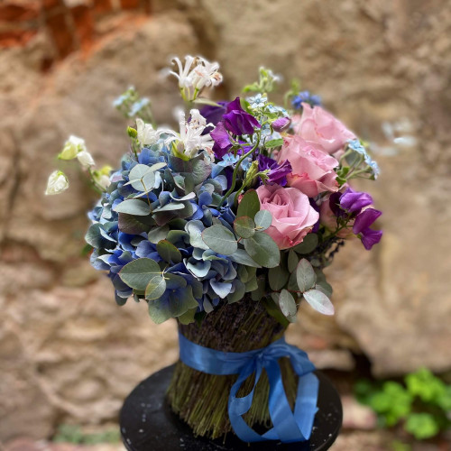 Квітковий сніп «Лавандові хмаринки»