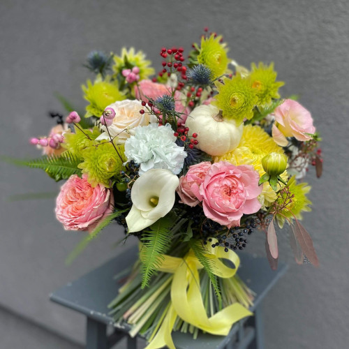 Квітковий сніп «Лимонадний бриз»