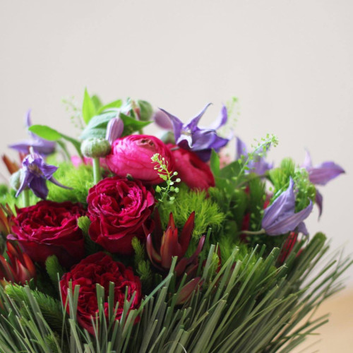 Сніп в берграсі з ягідними відтінками