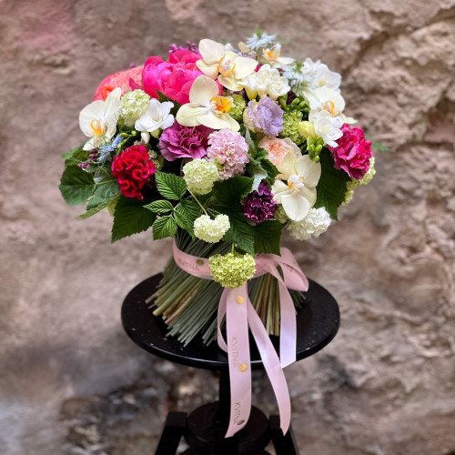 Квітковий сніп «Лимонні метелики»