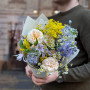 Ароматний букет з мімозою «Теплий промінь»