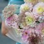 Romantic light bouquet of dahlias «Victorian Lace»