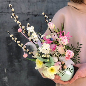 Пасхальна композиція «Котики»