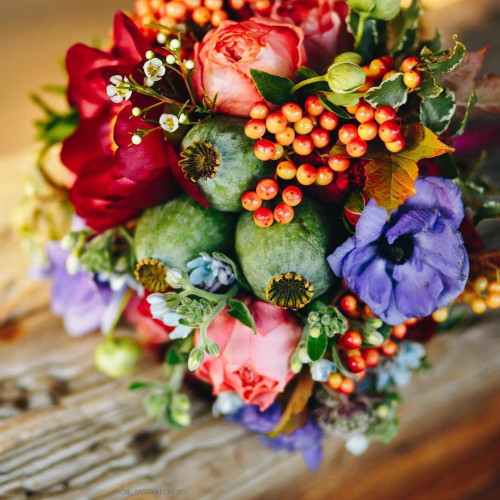 Букет нареченої для буковинського весілля