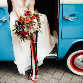 Весільний букет нареченої Ягідний бриз